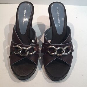 Tommy Hilfiger Ramona Heels with Silver Chain 8